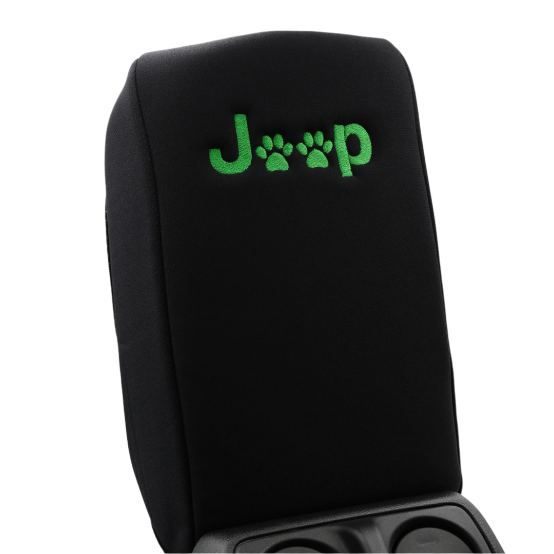 Armrest cover Jeep Paw Print Green