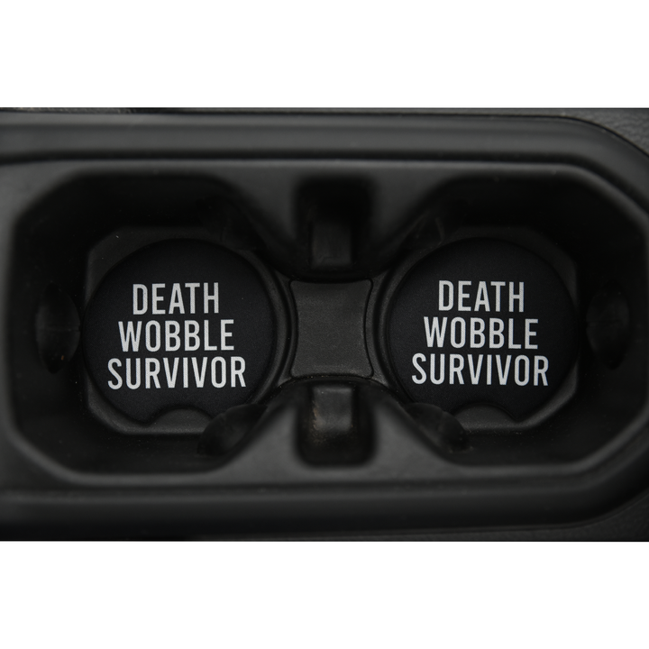 Distinction Applied Car Coaster Death Wobble Survivor Design