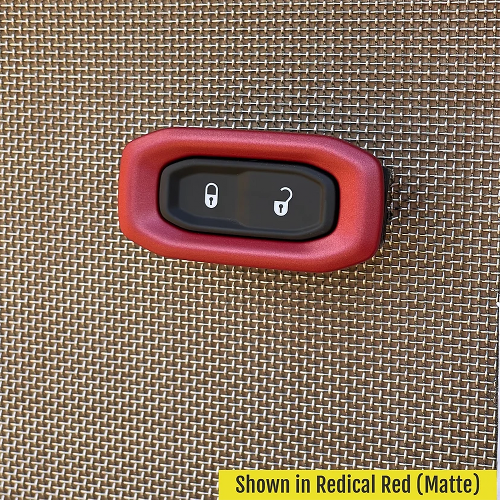 interior lock switch drivers side redical red matte