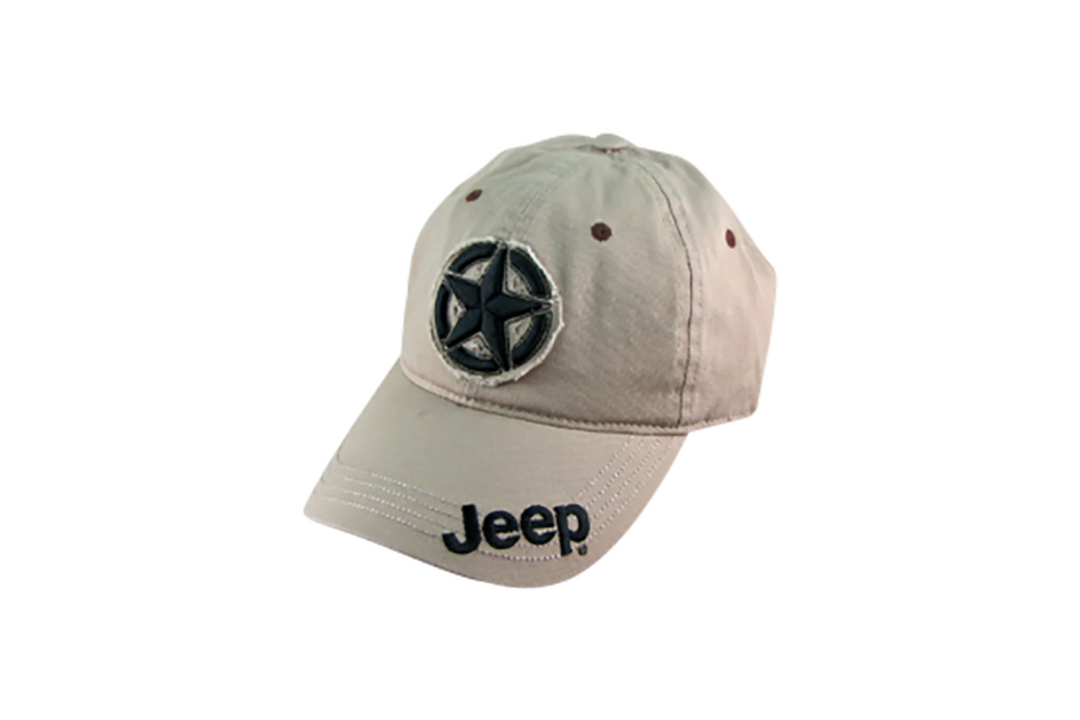 Khaki Army Star JEEP Cap (JPSTRK)