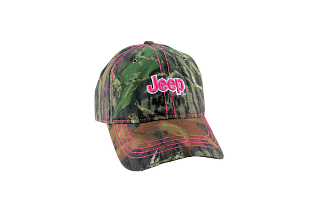 Licensed Jeep Hat JPMOL Front mossy oak