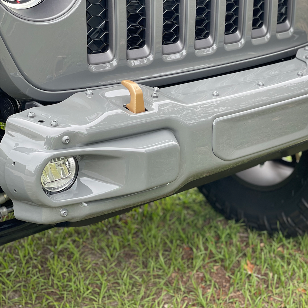 Rubicon Steel Bumper Fog Trim Sting Gray