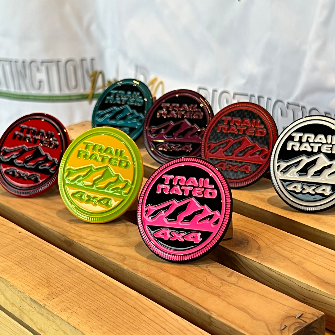 Distinction Applied Trail Rated Custom Badges