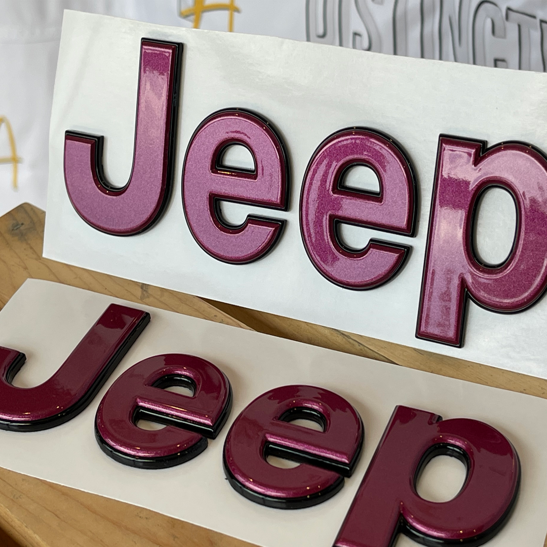 Jeep Nameplate Emblem Tuscadero/Black Gloss